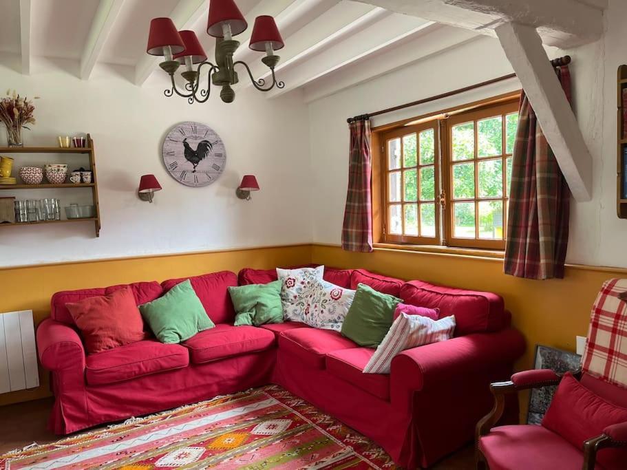 Le Colombage, Jolie Longere Pres De Giverny Eure Hardencourt-Cocherel Dış mekan fotoğraf