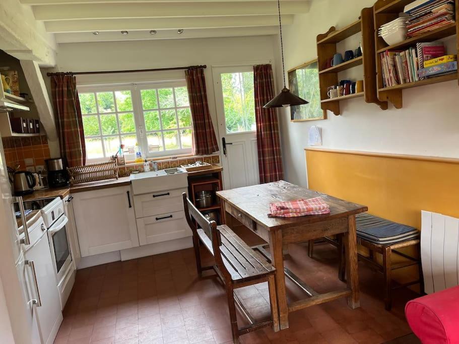 Le Colombage, Jolie Longere Pres De Giverny Eure Hardencourt-Cocherel Dış mekan fotoğraf